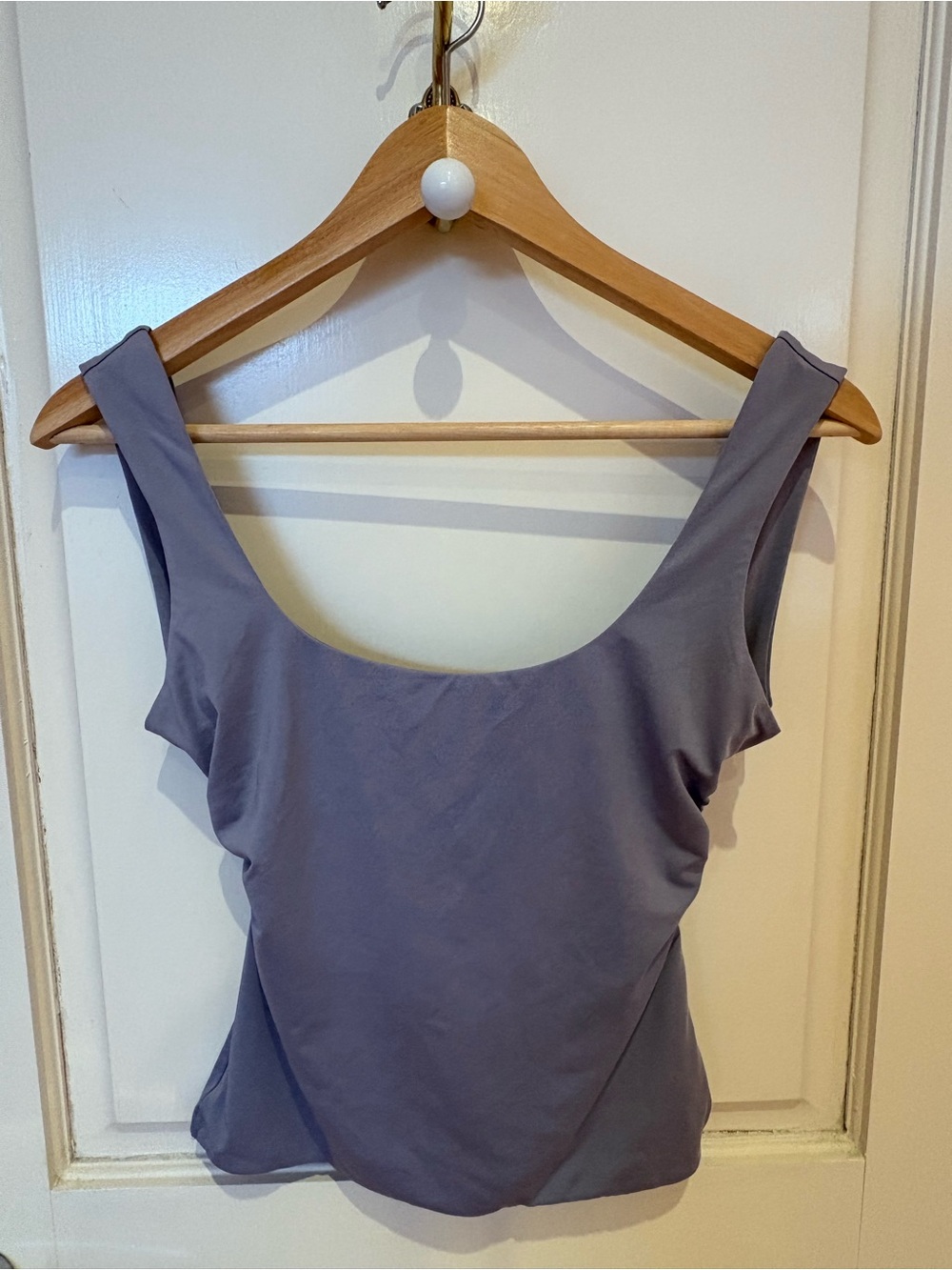 Cotton Candy LA Scoop Neck Tank Top in Dusty Lavender